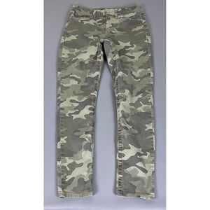 Seven7 Jeans Women's Size 10 High Rise Skinny Tummyless Camo‎ Sandstorm Camo